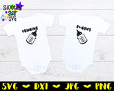 Drinking Buddies - Twin Bodysuit SVG